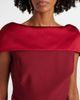 Safiyaa Safiyaa Rella draped peplum heavy crÃªpe midi dress - 4