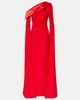 Safiyaa Safiyaa Rinoa caped crépe gown - 1