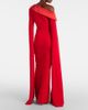 Safiyaa Safiyaa Rinoa caped crépe gown - 3