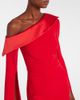 Safiyaa Safiyaa Rinoa caped crépe gown - 4