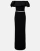 Safiyaa Safiyaa Ryan crystal-embellished ruffled crÃªpe gown - 1