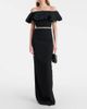 Safiyaa Safiyaa Ryan crystal-embellished ruffled crÃªpe gown - 2