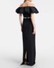 Safiyaa Safiyaa Ryan crystal-embellished ruffled crÃªpe gown - 3