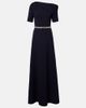 Safiyaa Safiyaa Stephanie embellished draped crÃªpe gown - 1