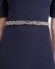 Safiyaa Safiyaa Stephanie embellished draped crÃªpe gown - 4