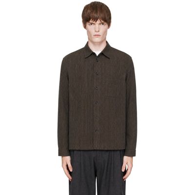 SAGE NATION SAGE NATION Brown & Navy Natal Shirt