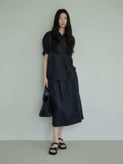 SAGEMENT Aurora Linen Skirt - 3 Colors