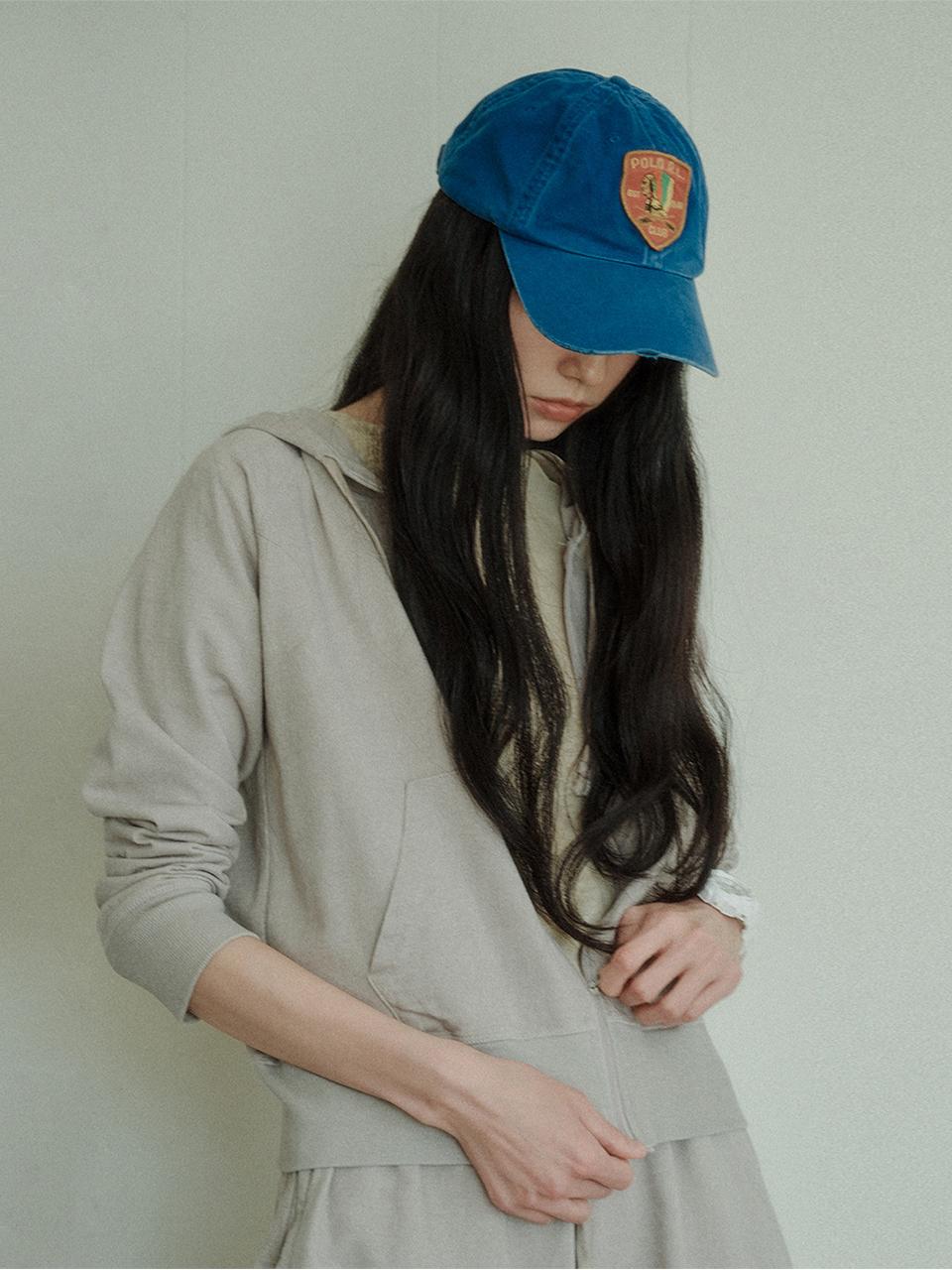 SAGEMENT Bagel Pigment Hooded Zip-up - 4 Colors