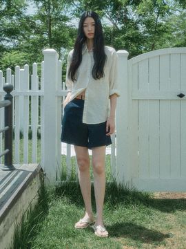 SAGEMENT Cotton Washed Half Pants - 3 Colors