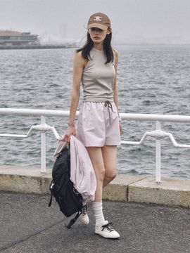 SAGEMENT CURA BANDING SHORT PANTS [PINK]