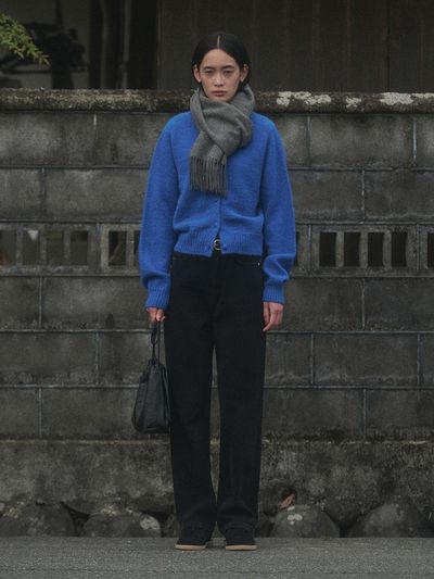 SAGEMENT NATURAL DENIM PANTS_BLACK