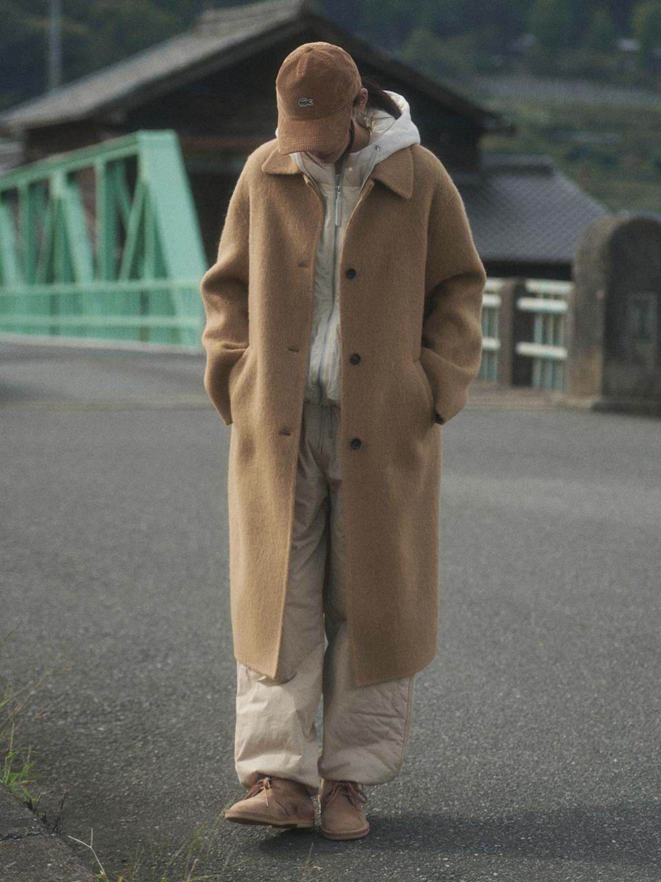 SAGEMENT RIA ALPACA HANDMADE LONG COAT_BEIGE