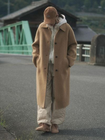 SAGEMENT RIA ALPACA HANDMADE LONG COAT_BEIGE
