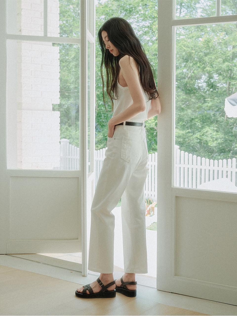 SAGEMENT TAPERED DENIM PANTS_2Colors