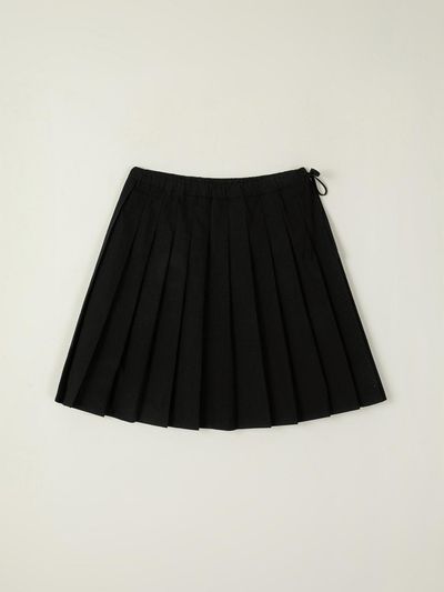 SAGEMENT TILDA PLEATS HALF SKIRT [BLACK]