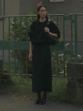SAGEMENT TOMI PENCIL SKIRT_BLACK