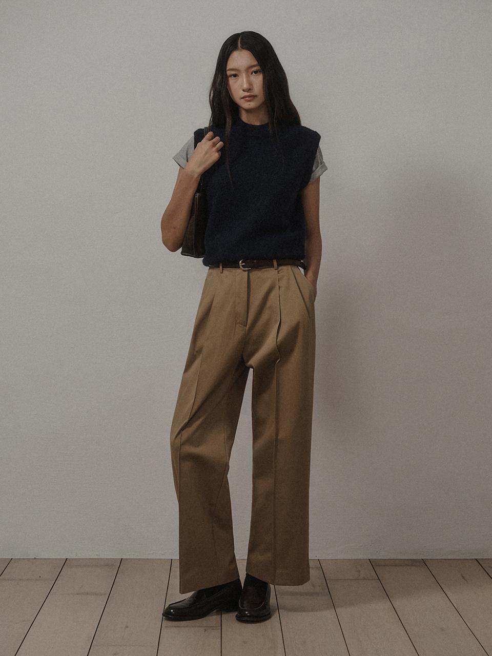 SAGEMENT TROUSERS COTTON PANTS_OLIVE