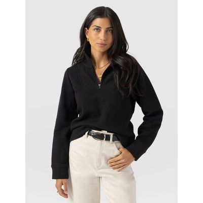 Saint + Sofia Saint + Sofia Halsey Quarter Zip