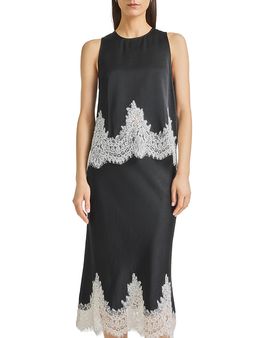 Saint Art Saint Art Bellamy Sleeveless Lace Trim Top