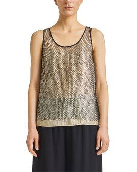 Saint Art Saint Art Menton Mesh Sequin Top