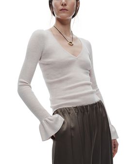 Saint Art Saint Art Watson Wool Ruffle Knit Sweater