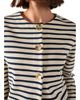 Saint James Saint James Arignac Cotton Stripe Cardigan - 4