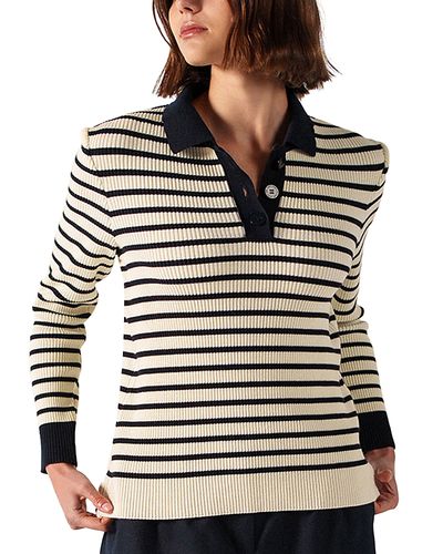 Saint James Saint James Fiquefleur Wool Polo Sweater