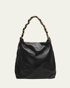 Saint Laurent Amalia YSL Chain Leather Shoulder Bag