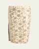 Saint Laurent Brocade Midi Skirt - 1