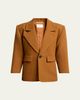 Saint Laurent Brushed Wool Single-Breasted Jacket - 1