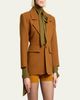 Saint Laurent Brushed Wool Single-Breasted Jacket - 4