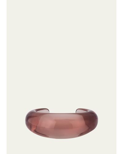 Saint Laurent Bumpy Moon Resin Bracelet