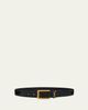 Saint Laurent Cassandre Belt in Eel Leather - 1