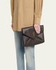 Saint Laurent Cassandre Large Leather Envelope Clutch - 2