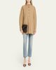 Saint Laurent Cassandre Large Leather Envelope Clutch - 5
