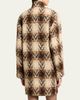 Saint Laurent Check Tweed Short Coat - 3