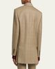 Saint Laurent Double-Breasted Prince of Wales Jacket - 3