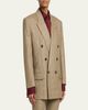 Saint Laurent Double-Breasted Prince of Wales Jacket - 4