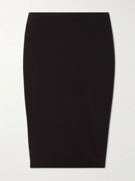 SAINT LAURENT Grain de poudre midi skirt