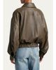 Saint Laurent Grained Lambskin Leather Bomber Jacket - 3