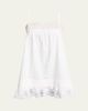 Saint Laurent Guipure Lace Sleeveless Shift Mini Dress - 1