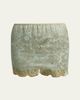 Saint Laurent Jacquard and Lace Baroque Mini Skirt - 1