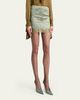 Saint Laurent Jacquard and Lace Baroque Mini Skirt - 4
