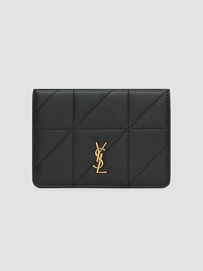 Saint Laurent Jamie Passport Case in Lambskin Leather