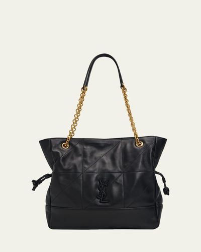 Saint Laurent Jamie Small Drawstring Leather Tote Bag