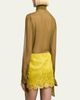 Saint Laurent Lavalliere Silk Long-Sleeve Blouse - 3