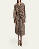 Saint Laurent Leopard-Print Nylon Trench Coat - 2