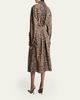 Saint Laurent Leopard-Print Nylon Trench Coat - 3