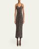 Saint Laurent Leopard Tulle Slip Dress - 2