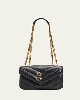 Saint Laurent Loulou YSL Quilted Leather Shoulder Bag